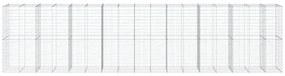 Cesto gabião com cobertura 850x100x200 cm ferro galvanizado