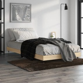 vidaXL Estrutura cama s/ colchão derivados de madeira carvalho sonoma