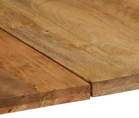 Mesa de jantar 140x70x75 cm madeira de mangueira maciça