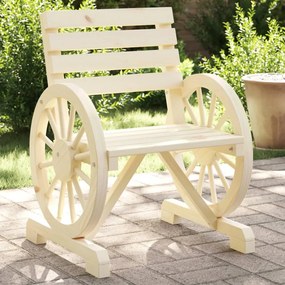 vidaXL Cadeiras de jardim 2 pcs 58x58x78,5 cm madeira de abeto maciça