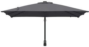 Guarda-sol de Jardim Antracite 248.5 x 247.5 x 160 cm tecido