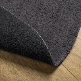 Tapete 'HUARTE'de pelagem curta, suave e lavável antracite 160x230 cm