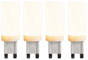 Conjunto de 4 Lâmpadas LED G9 Reguláveis em 3 passos 4.5W 500 lm 2700K