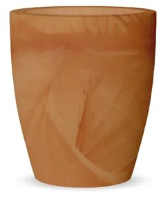 Vaso de flores colorido redondo Polietileno CASA, JARDIM, RESTAURANTE, BAR VIOLETA 55 (ø55x60 cm) - Terracota