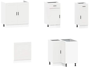11 peças armário de cozinha conjunto Porto branco