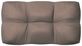 Almofadões para sofás de paletes 7 pcs cinza-acastanhado