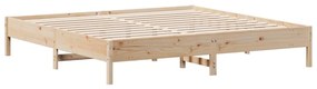 Cama sem colchão 180x200 cm madeira de pinho maciça