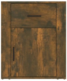 Mesa cabeceira 50x36x60 cm derivados madeira carvalho fumado