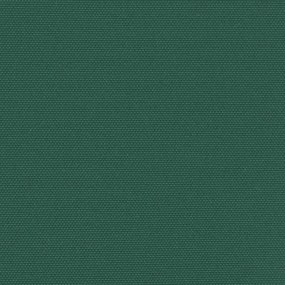 Toldo lateral retrátil 100x500 cm verde-escuro