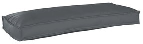 Almofada de Palete para Banco Antracite 100 x 40 x 8 cm em Tecido Oxfo