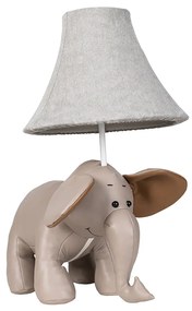 LED Candeeiro de mesa infantil elefante cinzento - Bobby Para crianças