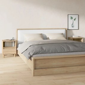 vidaXL Mesas de cabeceira 2 pcs 40x35x50 cm carvalho sonoma