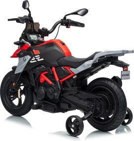 Mota eletrica para Crianças 2 a 5 anos 12V BMW G310GS Rodas EVA, vermelha
