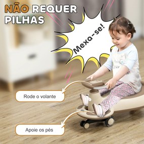AIYAPLAY Carrinho Gira Gira para Crianças acima de 2 Anos Carrinho Wig