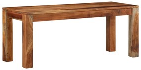 Banco 110 cm madeira maciça de acácia