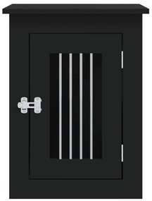 Móvel casota para cão 45x62x59 cm derivados de madeira preto
