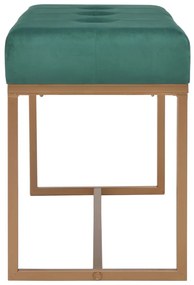 Banco 80 cm veludo verde