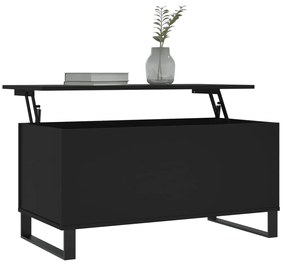 Mesa de centro 90x44,5x45 cm derivados de madeira preto