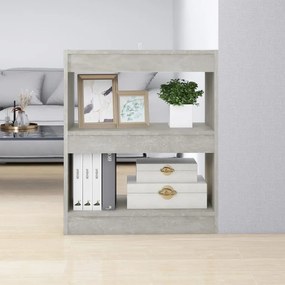 vidaXL Estante/divisória 60x30x72 cm cor cinzento cimento