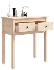 Consola de Entrada Finn - 70x35x75 cm - Cor Natural - Madeira de Pinho