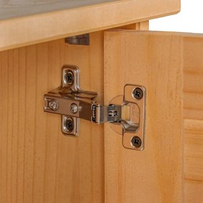 Conjunto de Móveis para Banheiro 2 pcs Marrom e marrom mel