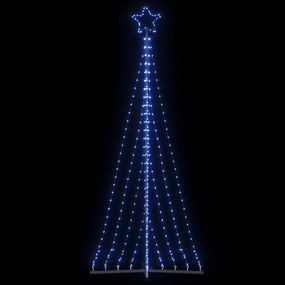 vidaXL LED Árvore de Natal 447 LEDs Azul 250 cm