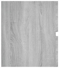 Móvel p/ lavatório 100x38,5x45cm derivados madeira cinza sonoma