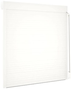 Persiana de enrolar em alumínio 140x150 cm branco