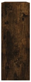 Sapateira 80x21x57 cm derivados de madeira carvalho fumado