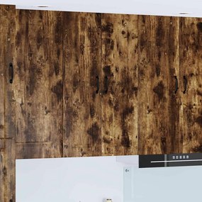 vidaXL Armário de Cozinha com porta Carvalho Defumado 60 x 31 x 100 cm