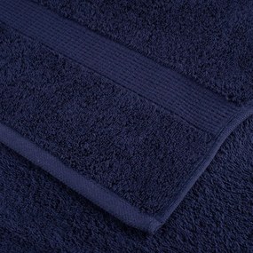 12pcs Conjunto toalha premium SOLUND 600 gsm azul-marinho