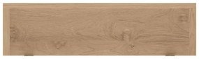 Prateleiras de parede 2 pcs 90x15x4 cm madeira de teca maciça