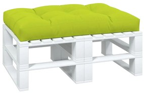 Almofadão p/ móveis paletes 120x80x12cm tecido verde brilhante