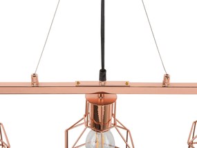 Candeeiro de teto em metal cor de cobre ORNE Beliani