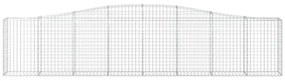 Cestos gabião arqueados 10pcs 400x30x80/100cm ferro galvanizado