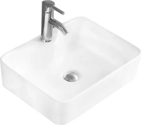 Mexen Eva lavabo de bancada 48 x 37 cm, branco - 21424900