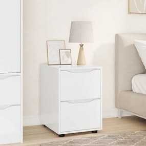 vidaXL Armário de arrumação Branco Brilhante 40 x 48 x 57 cm