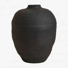 Vaso de Terracota Ezario Preto - Sklum