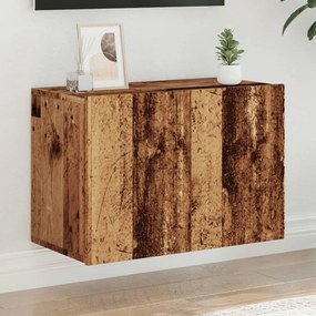 vidaXL Móvel de parede para TV 60x30x41 cm madeira velha