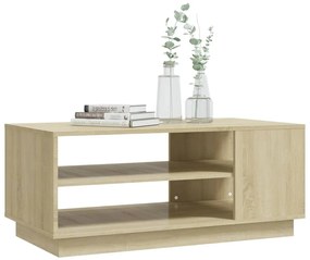 Mesa de centro 102x55x43cm derivados de madeira carvalho sonoma