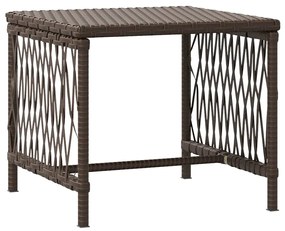 Conjunto de Espreguiçadeira Conjunto de 3 Marrons e creme