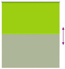 Persiana de enrolar 120x130 cm largura tecido 116,6cm poliéster