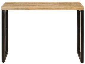 Mesa de jantar 110x50x76 cm madeira de mangueira maciça