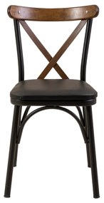 Conjunto de Mesa de Jantar Extensível e Cadeiras Oliver – Preto – Mesa