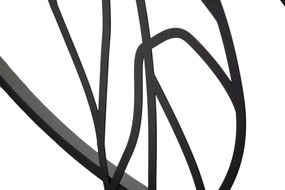 DECORAÇÃO DE PAREDE SIMPLY FLOTIS 63x2x69 CM PRETO/DOURADO