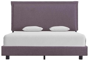 Estrutura para cama sem colchão Taupe Tecido 135x190 cm