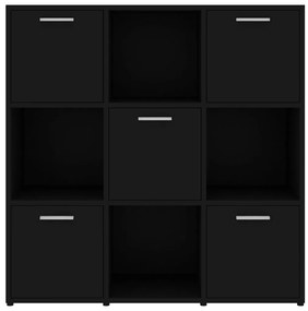 Estante 90x30x90 cm contraplacado preto