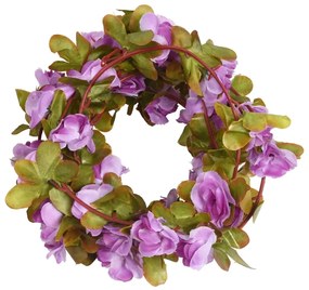 Grinaldas de flores de Natal 6 pcs 250 cm roxo claro
