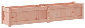Vaso/floreira de jardim 150x31x31 cm madeira de douglas maciça