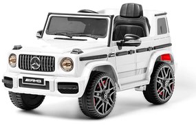 MERCEDES G63 AMG CARRO ELÉTRICO INFANTIL 12V BRANCO